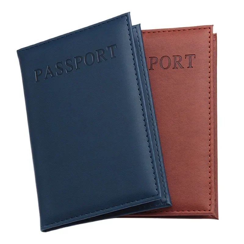 Travel Accessories Passport Holder - 1pc Pu レザー Possport カバーケース世界旅行パスポートプロテクターオーガナイザーユニバーサルパスポートホルダーバッグケーススリーブ