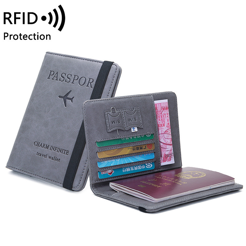 Travel Accessories Passport Holder - ユニセックス PU レザー パスポート ホルダー -