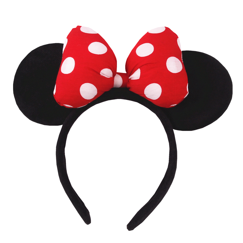 Travel Accessories Disney - 2023年 マウスイヤーヘッドバンド 女の子 大人用 5インチ ポルカドットリボン