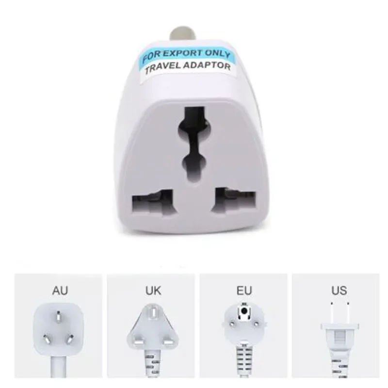 Travel Accessories South Africa - 1 個 3 ピンユニバーサル英国/米国/EU/AU から南アフリカブラジルプラグトラベルコンバータアダプタ AC