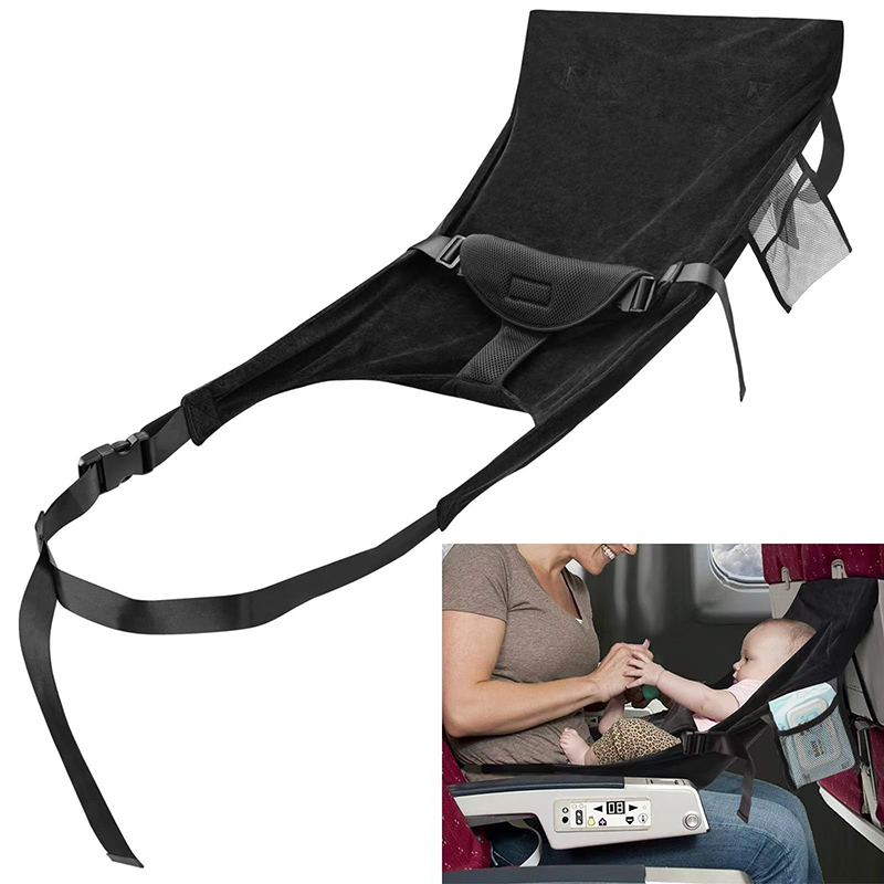 Travel Accessories Toddler - 子供用飛行機シートエクステンダー 折りたたみ式フライングベッド ポータブル快適幼児用トラベルベッド 車内睡眠用ベビーベッド 車内アクセサリー