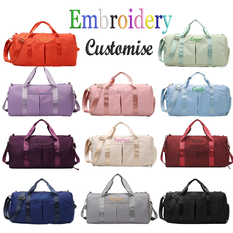 Shoe Bag Travel - 大容量、複数のコンパートメント、乾湿分離、独立したシューズ収納部、トラベルスポーツバッグ、ショルダーバッグ