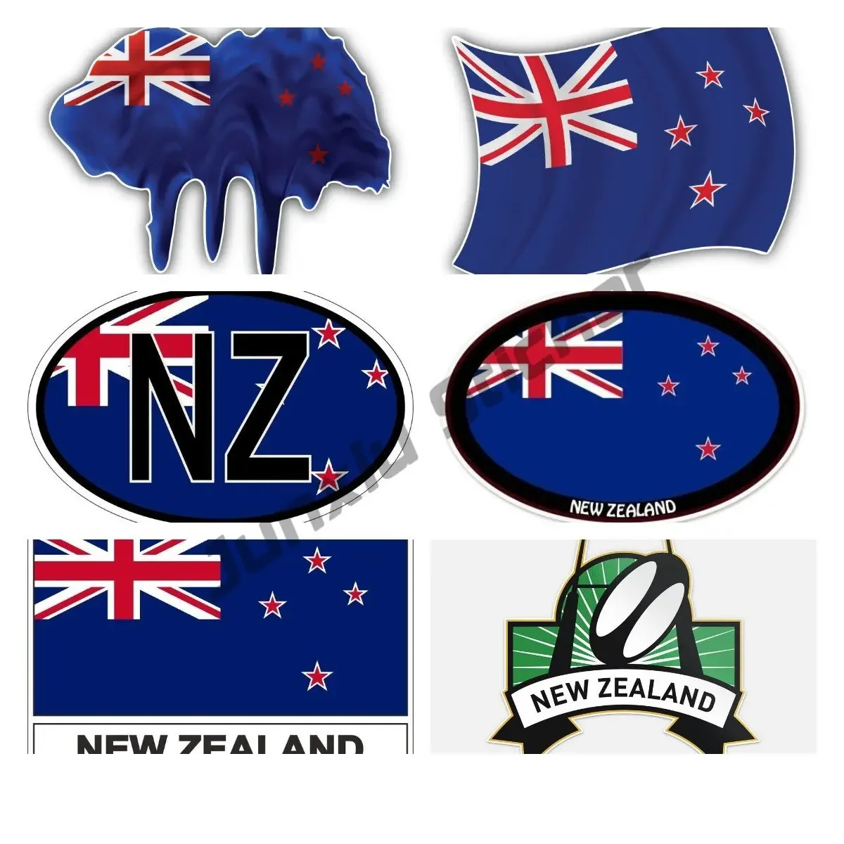 Travel Accessories New Zealand - ニュージーランド国旗ビニールデカールスタイリングステッカーニュージーランド旅行トラックバンバンパーアクセサリー