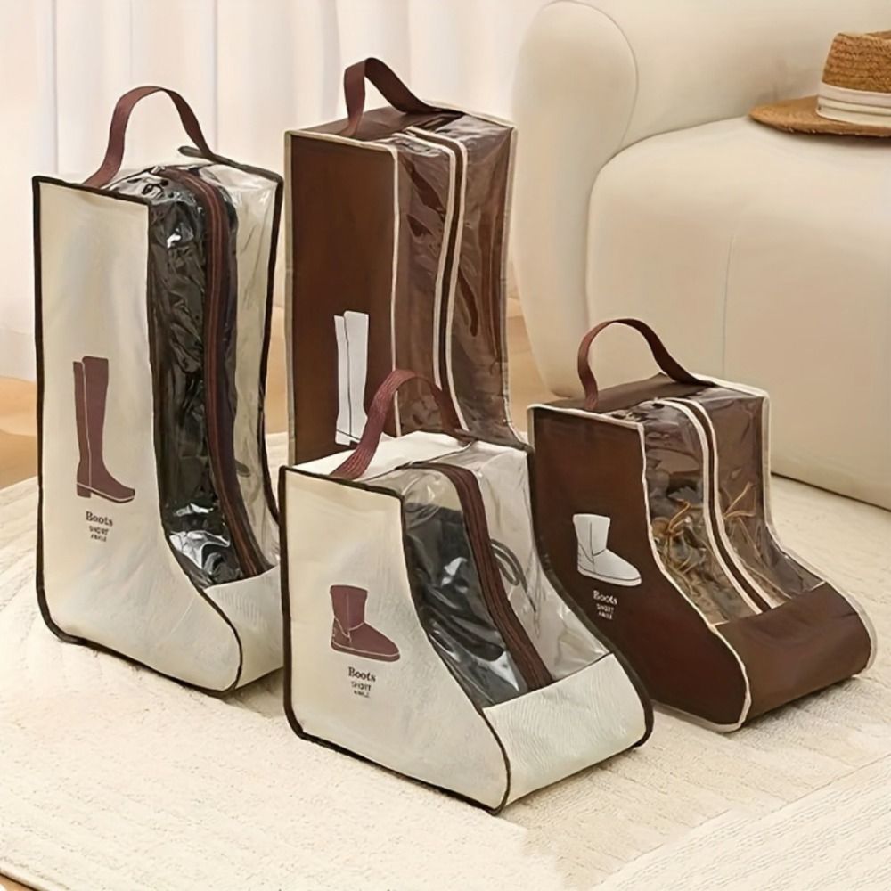 Shoe Bag Travel - 高品質防水ブーツ収納バッグ、防湿折りたたみ式トールブーツ収納、旅行用収納保護バッグ、靴オーガナイザー