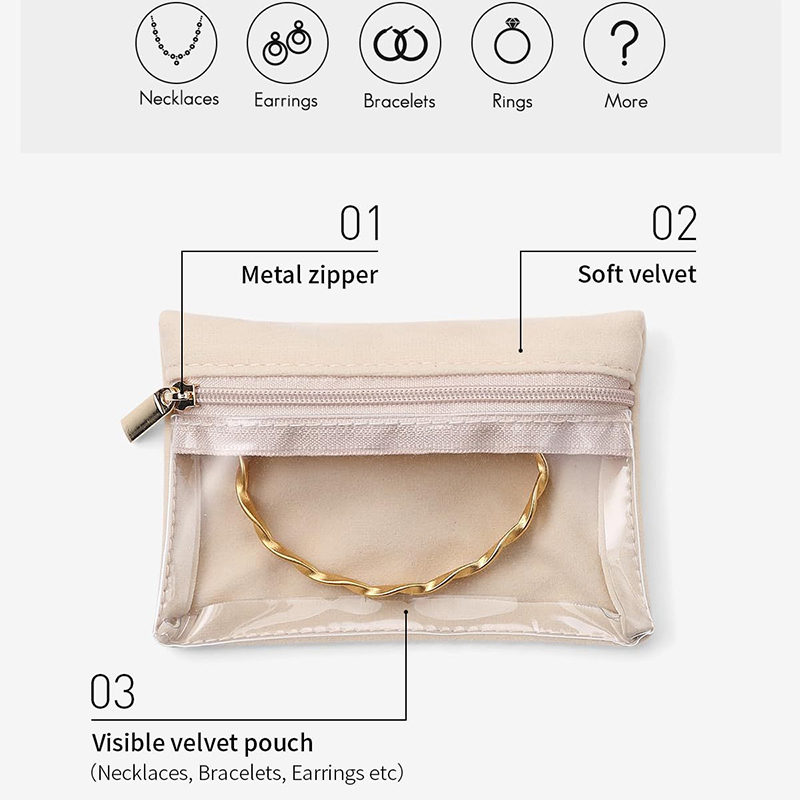 @*ポータブルベルベットジュエリーボックス イヤリング ネッ - Accessories Travel Jewelry Box のレビューと価格
