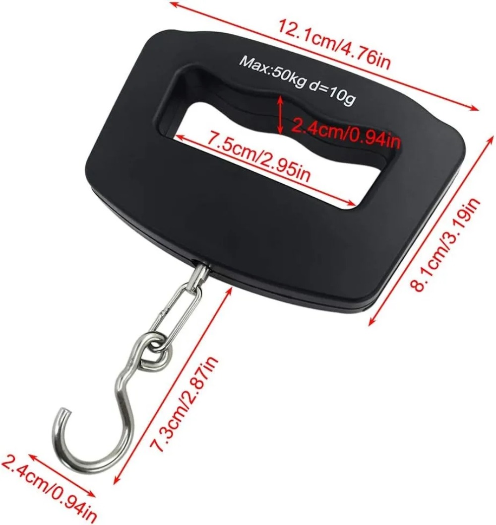 50kg 10g 荷物重量計、LCD荷物重量計トラベルデジタ - Luggage Scale Hanging のレビューと価格