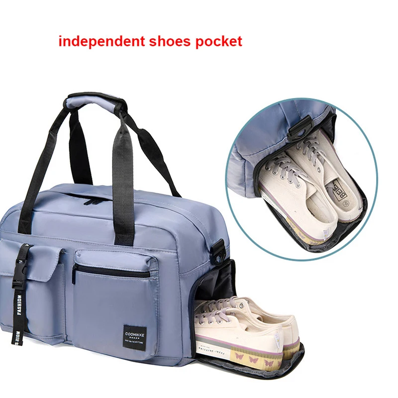 大型フィットネスバッグスポーツハンドバッグ女性ドライウェット - Shoe Bag Travel のレビューと価格