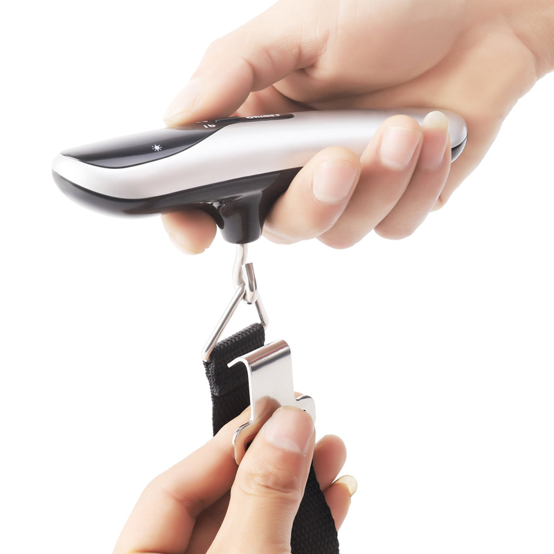 ポータブル50kg/110lbデジタル荷物スケールLCDディ - Luggage Scale Hanging のレビューと価格