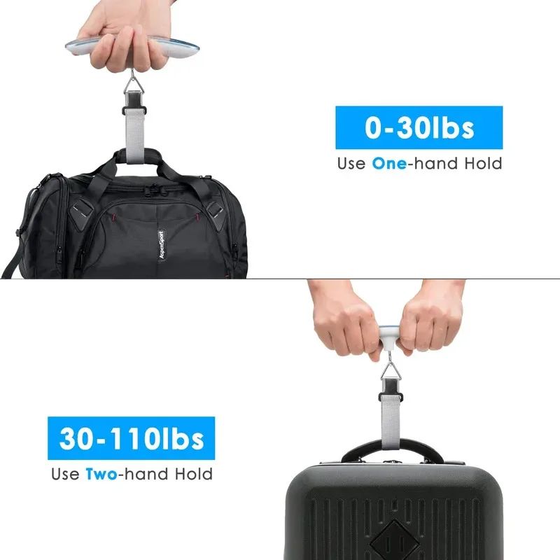 魚の鱗計 50kg/110lb ポータブル電子バックライトス - Luggage Scale Hanging のレビューと価格