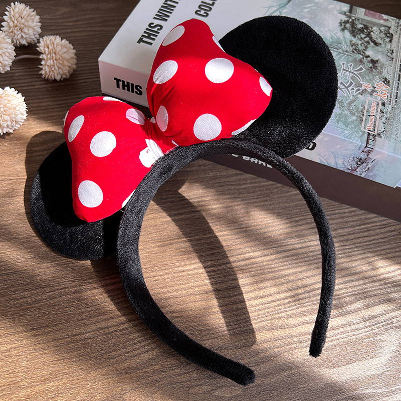 ビッグサイズ クラシック ドット柄 リボン 可愛い マウス耳 - Travel Accessories Disney のレビューと価格