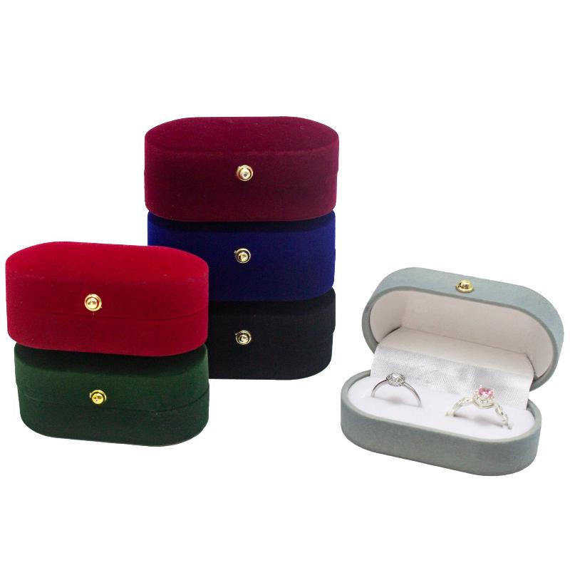 ミニフェルトリングボックスポータブルイヤースタッドジュエリー - Accessories Travel Jewelry Box のレビューと価格