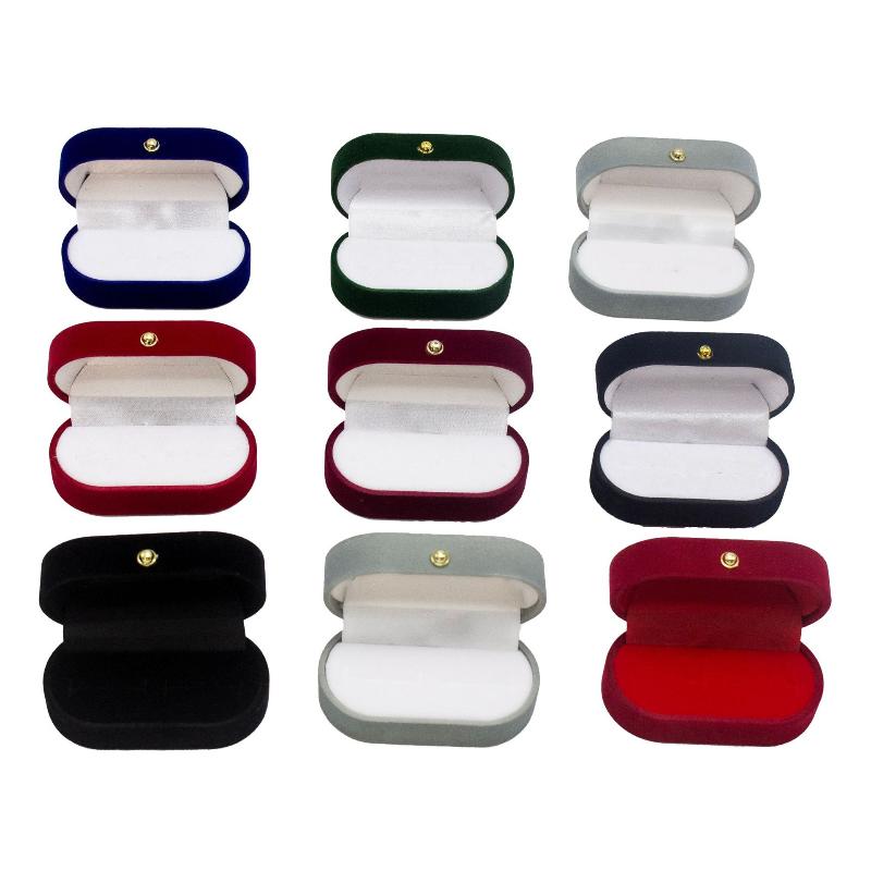 ミニフェルトリングボックスポータブルイヤースタッドジュエリー - Accessories Travel Jewelry Box のレビューと価格