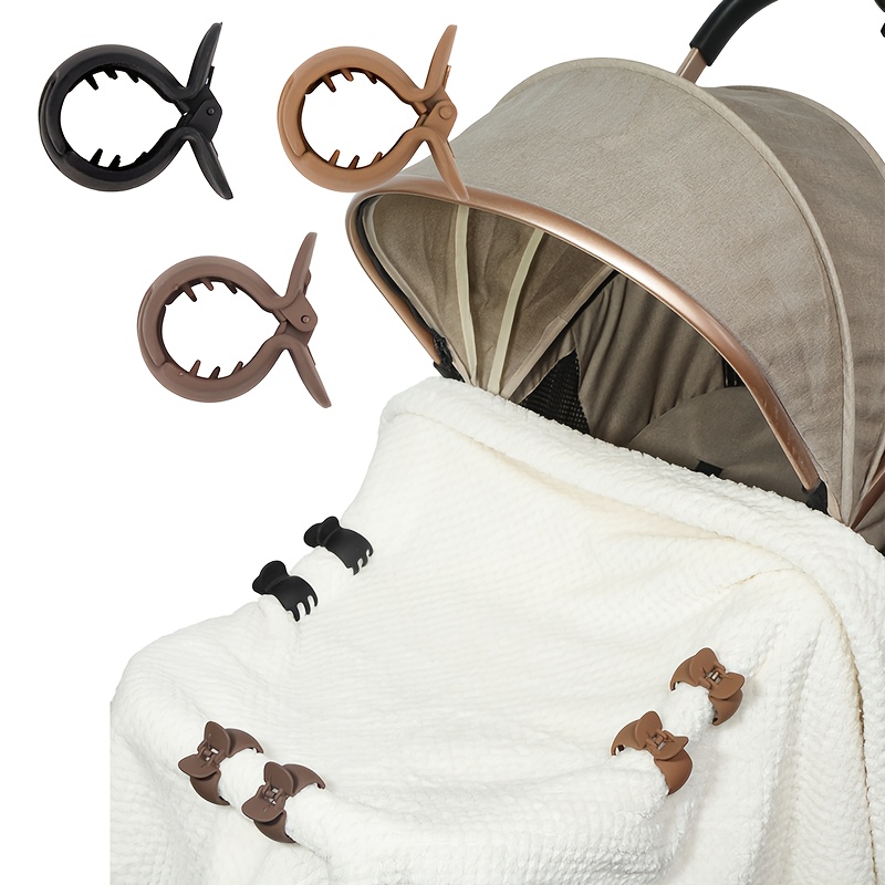 2 個ベビーカークランプワニ口クリップベビーカーペグポータブ - Travel Accessories Baby のレビューと価格