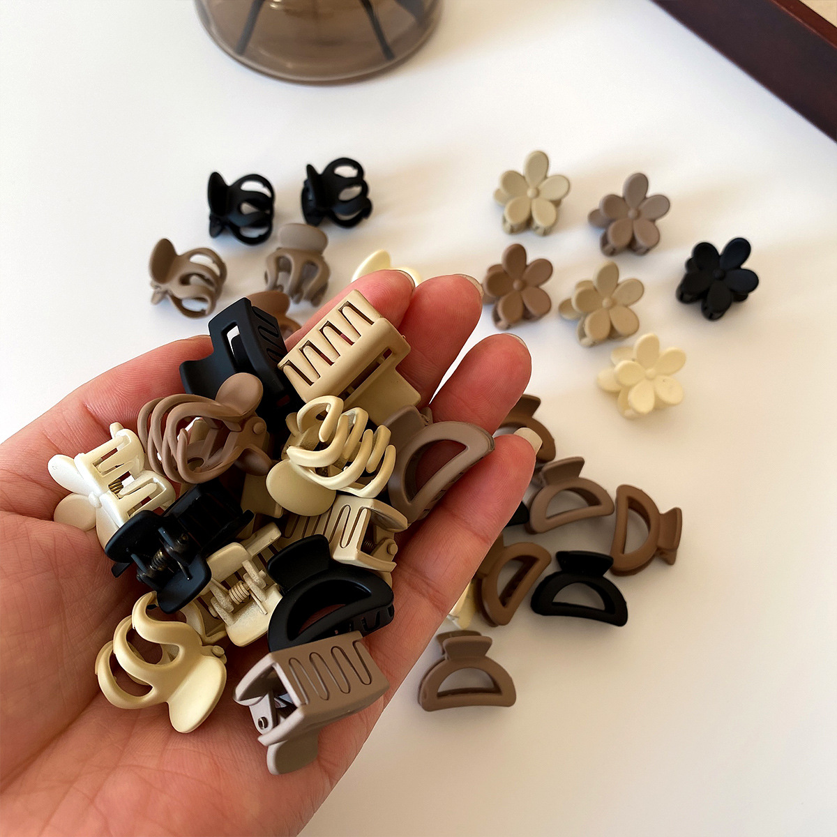 10/20/30個 ベージュミックスパック 小さなクリップ、 - Travel Accessories Pack のレビューと価格