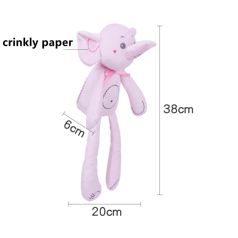 漫画の動物のぬいぐるみベビーおもちゃ、ぶら下げガラガラ付き、 - Travel Accessories Baby のレビューと価格