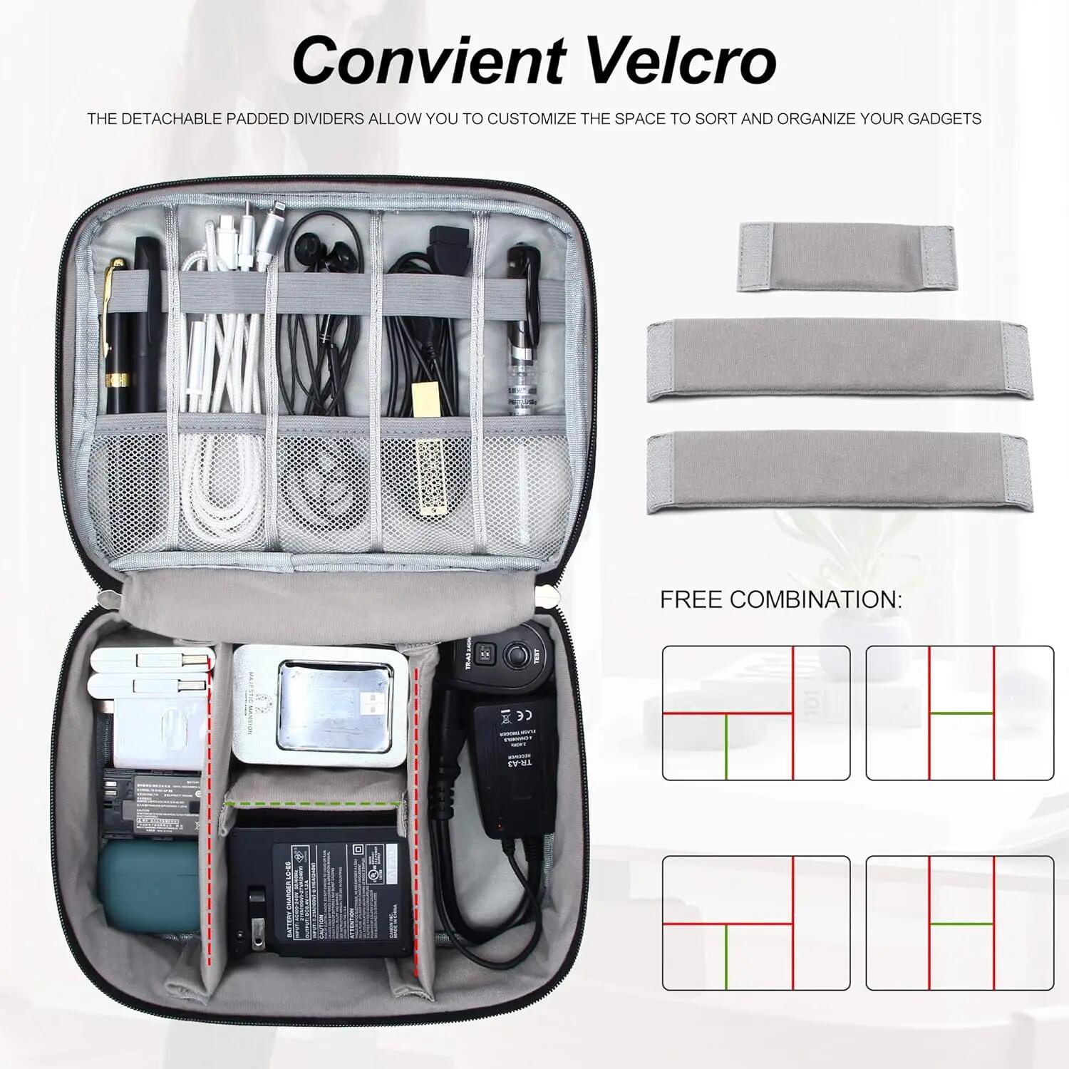 ポータブルデジタルストレージバッグ USB ガジェット防水ケ - Travel Accessories And Gadgets のレビューと価格