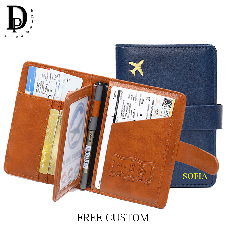 カスタムレター旅行パスポート財布ファッション Pu レザー大 - Travel Accessories Passport Holder のレビューと価格