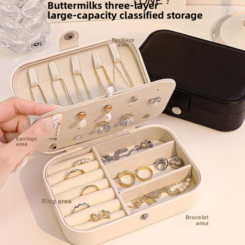抗酸化ポータブルトラベルミニジュエリーボックス収納ホルダー（ - Accessories Travel Jewelry Box のレビューと価格
