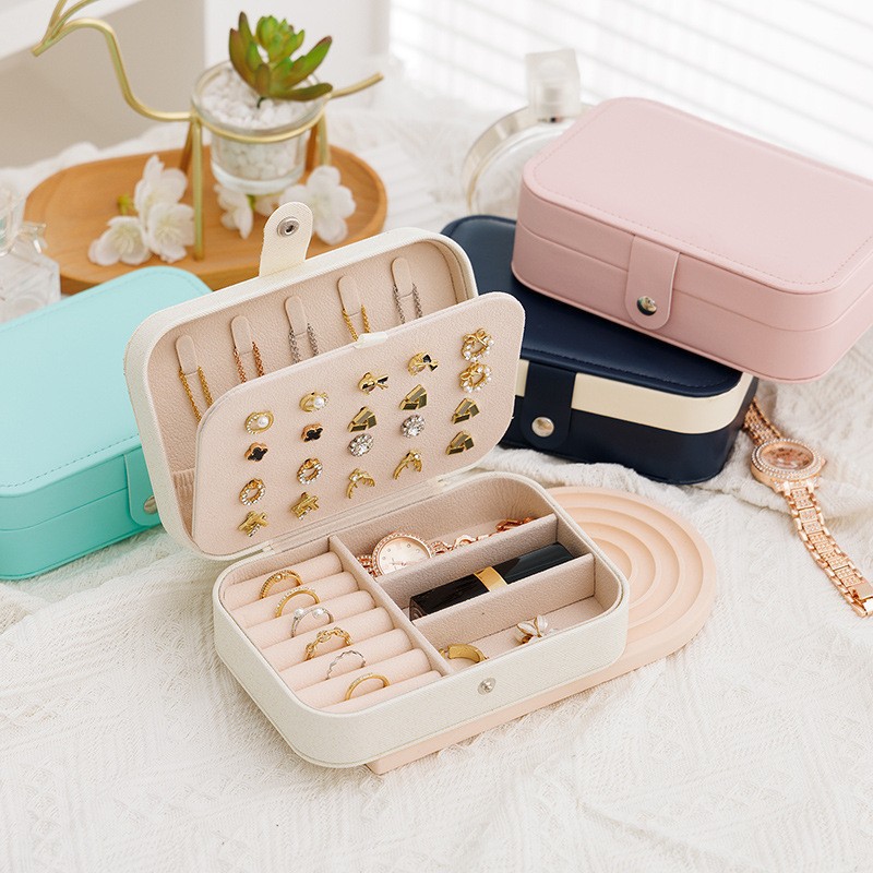 抗酸化ポータブルトラベルミニジュエリーボックス収納ホルダー（ - Accessories Travel Jewelry Box のレビューと価格