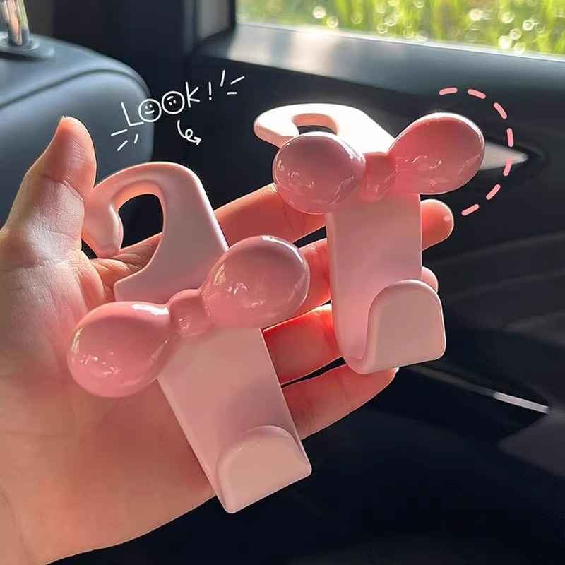 ミニマリストなボウ型車用後部座席吊り下げフック、実用的な収納 - Travel Accessories Pack のレビューと価格