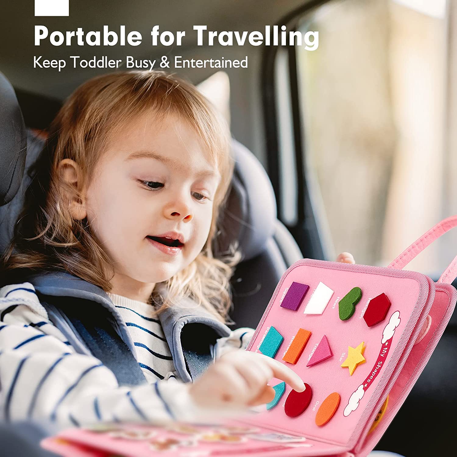 モンテッソーリおもちゃ ビジーボード 幼児感覚活動開発ボード - Travel Accessories Toddler のレビューと価格