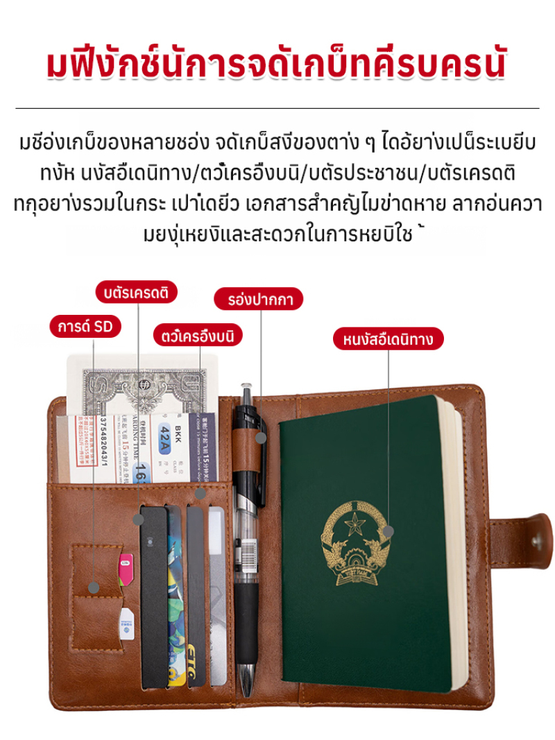 多機能トラベルウォレット パスポートホルダー 防水IDカード - Travel Accessories Passport Holder のレビューと価格