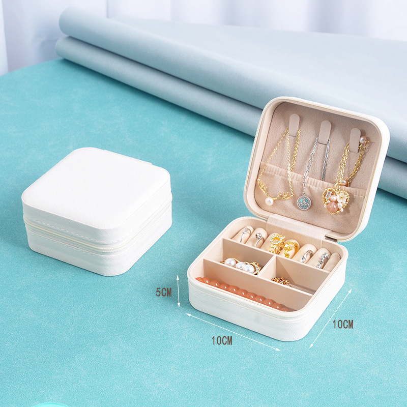 カラフルでシンプルで便利なジュエリー収納ボックス ネックレス - Accessories Travel Jewelry Box のレビューと価格