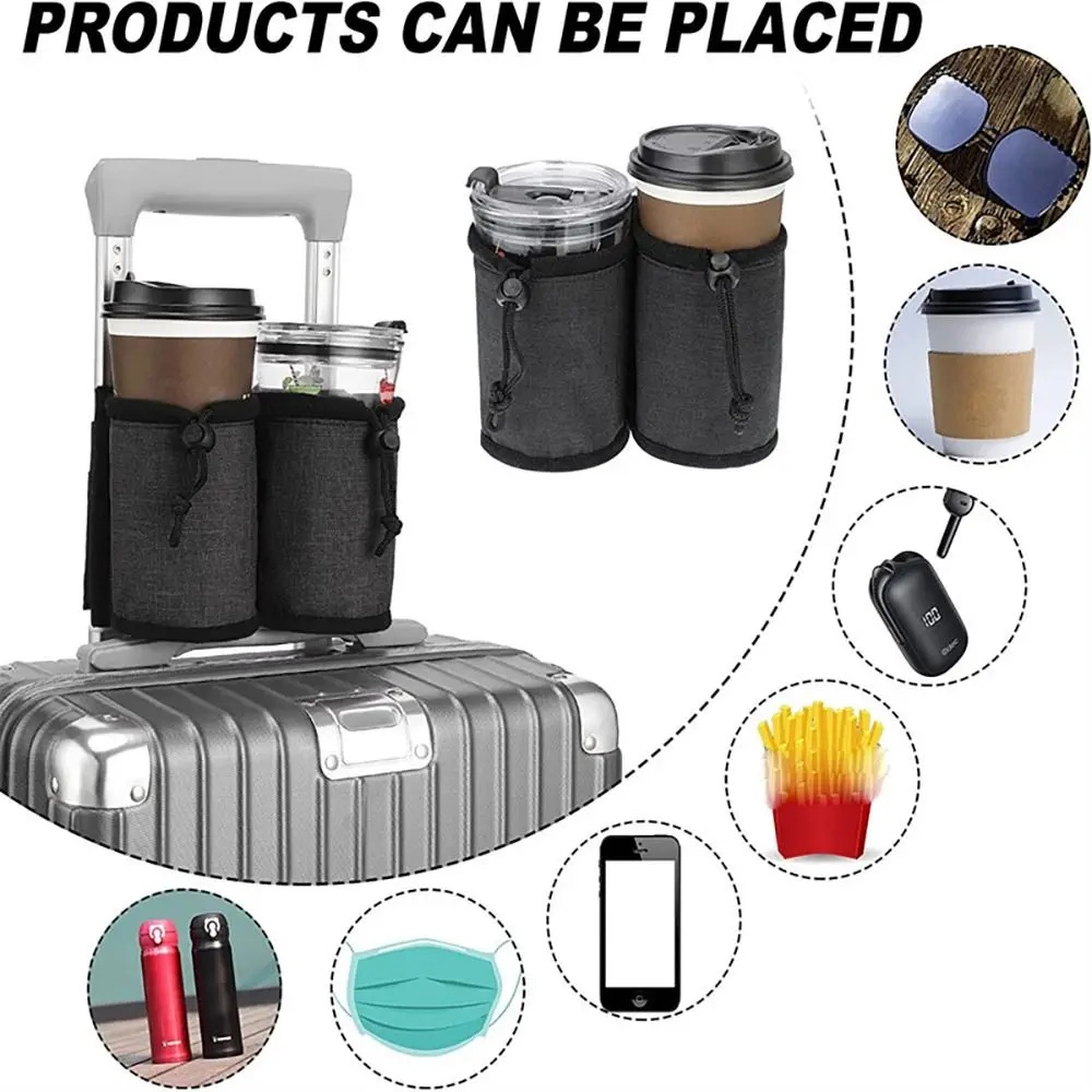 新しい荷物用ハンドル付きウォーターボトルホルダーバッグ、デュ - Travel Accessories Pack のレビューと価格