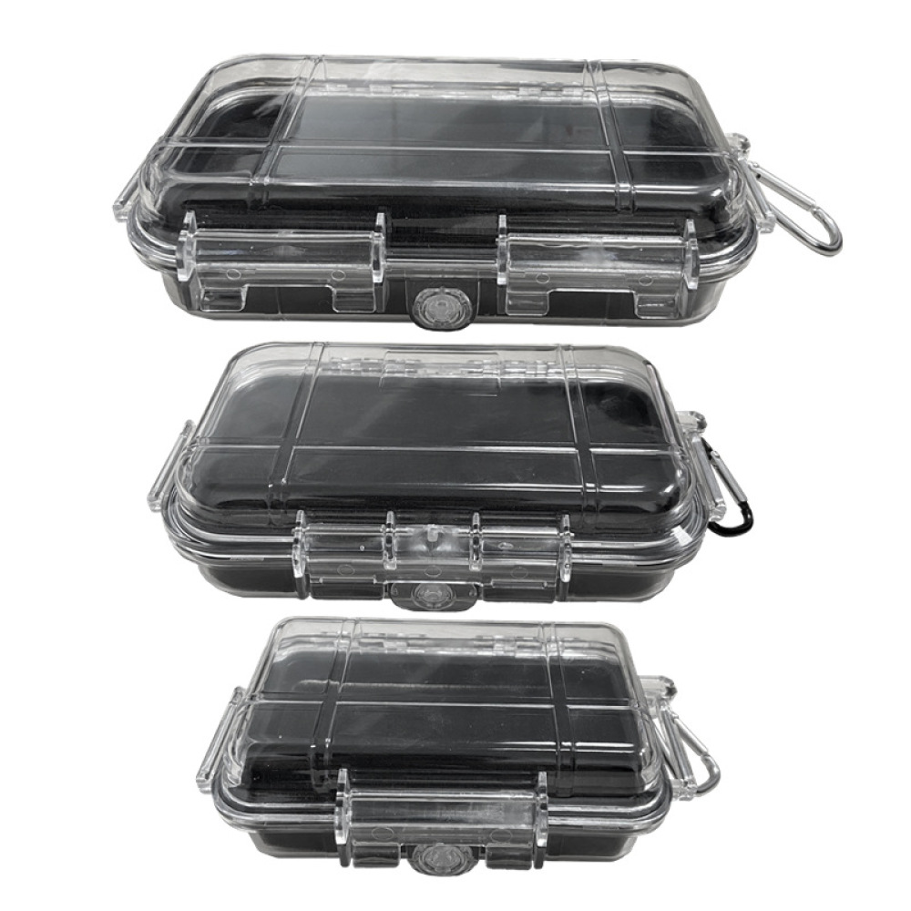 ミニポータブル防水収納ボックス 透明耐衝撃ケース フォームラ - Accessories Travel Jewelry Box のレビューと価格
