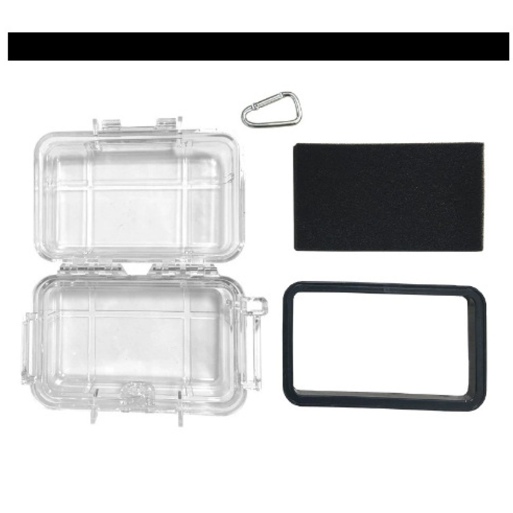 ミニポータブル防水収納ボックス 透明耐衝撃ケース フォームラ - Accessories Travel Jewelry Box のレビューと価格