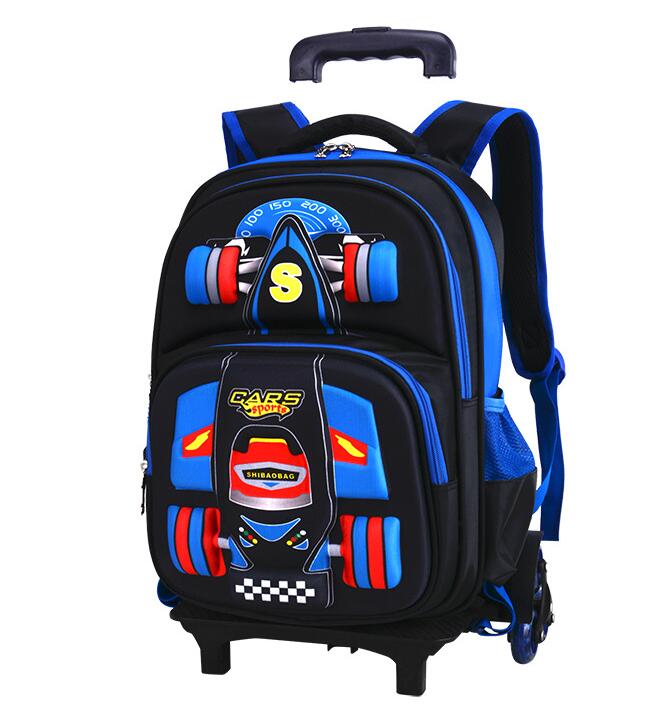 子供用スクールローリングバックパック子供用旅行用トロリーバッ - Travel Accessories Toddler のレビューと価格