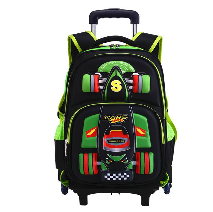 子供用スクールローリングバックパック子供用旅行用トロリーバッ - Travel Accessories Toddler のレビューと価格