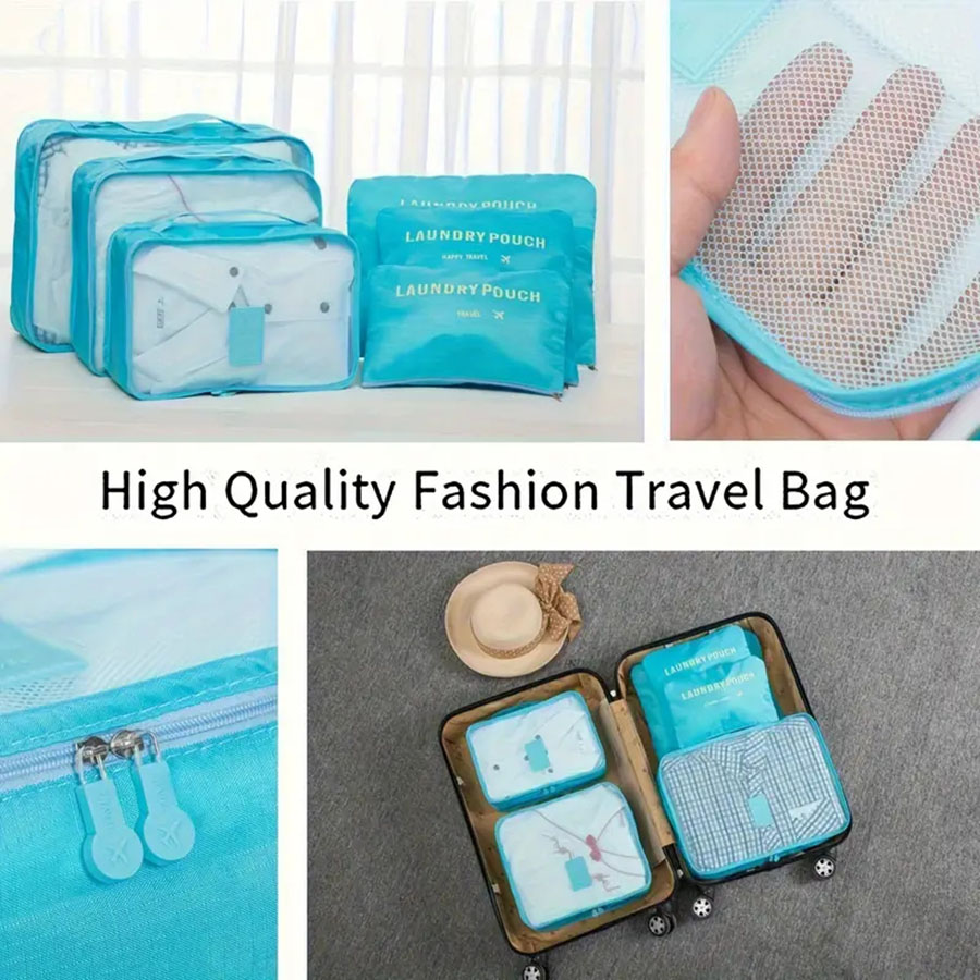 6 個トラベルオーガナイザー保存袋ポータブル旅行スーツケース - Shoe Bag Travel のレビューと価格