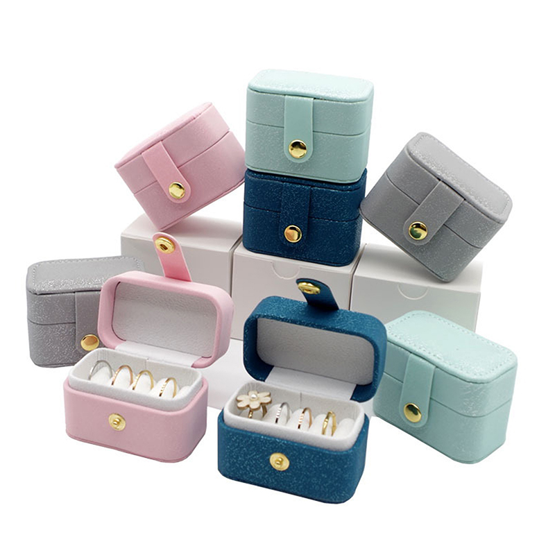 PUレザー製ポータブルジュエリーボックス デスクトップトラベ - Accessories Travel Jewelry Box のレビューと価格