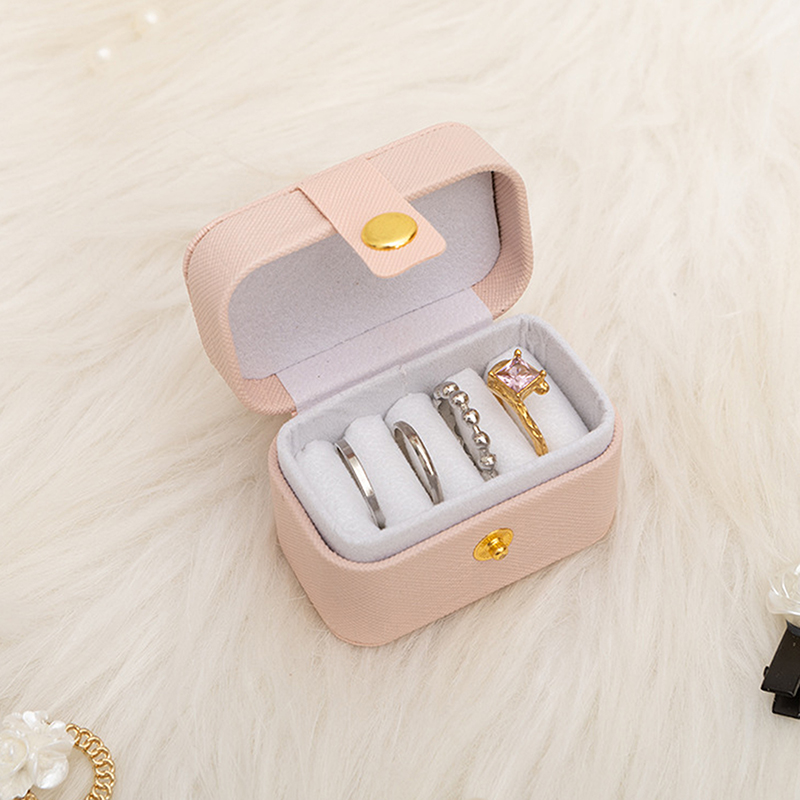 PUレザー製ポータブルジュエリーボックス デスクトップトラベ - Accessories Travel Jewelry Box のレビューと価格