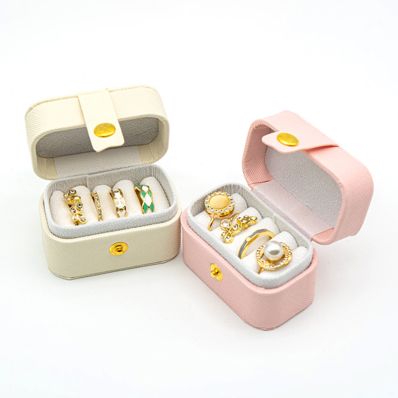 PUレザー製ポータブルジュエリーボックス デスクトップトラベ - Accessories Travel Jewelry Box のレビューと価格