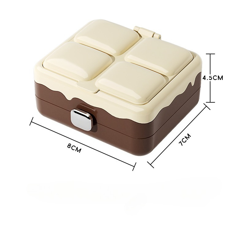 ポータブルジュエリーオーガナイザー ミニイヤリングネックレス - Accessories Travel Jewelry Box のレビューと価格