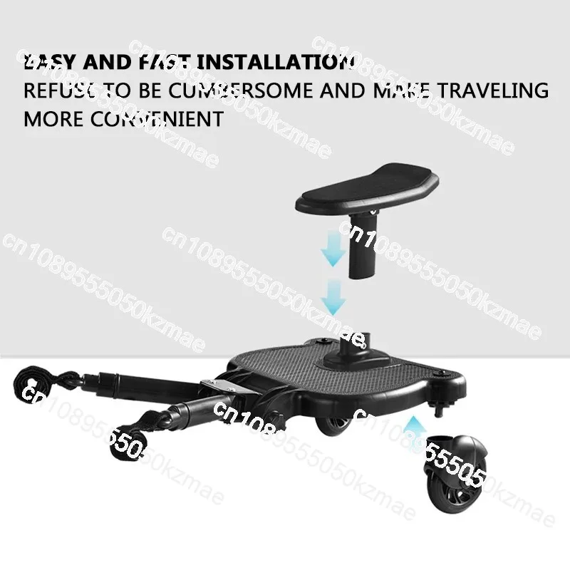ユニバーサルベビーカー補助ペダル、ベビーカー用小型テールボー - Travel Accessories Toddler のレビューと価格