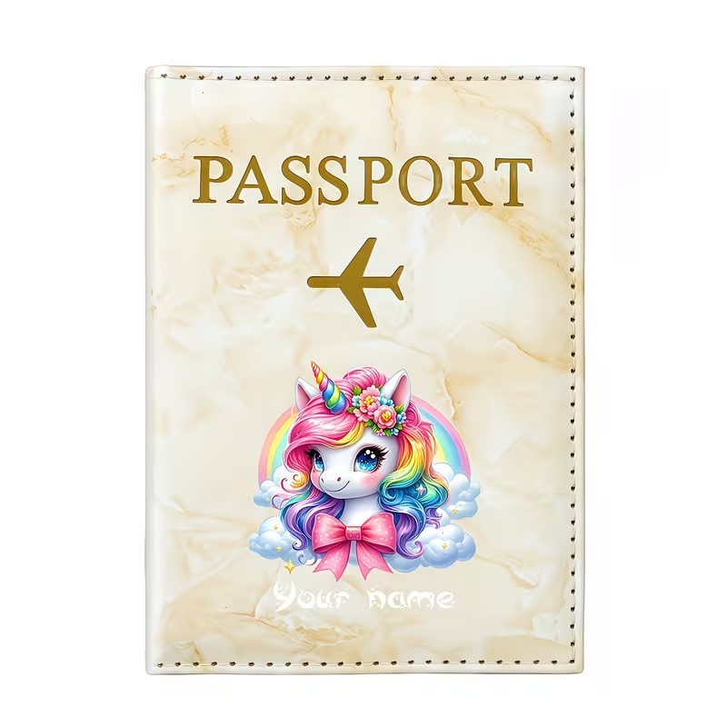 パーソナライズされた名前入りカスタムPUパスポートホルダー、 - Travel Accessories Passport Holder のレビューと価格