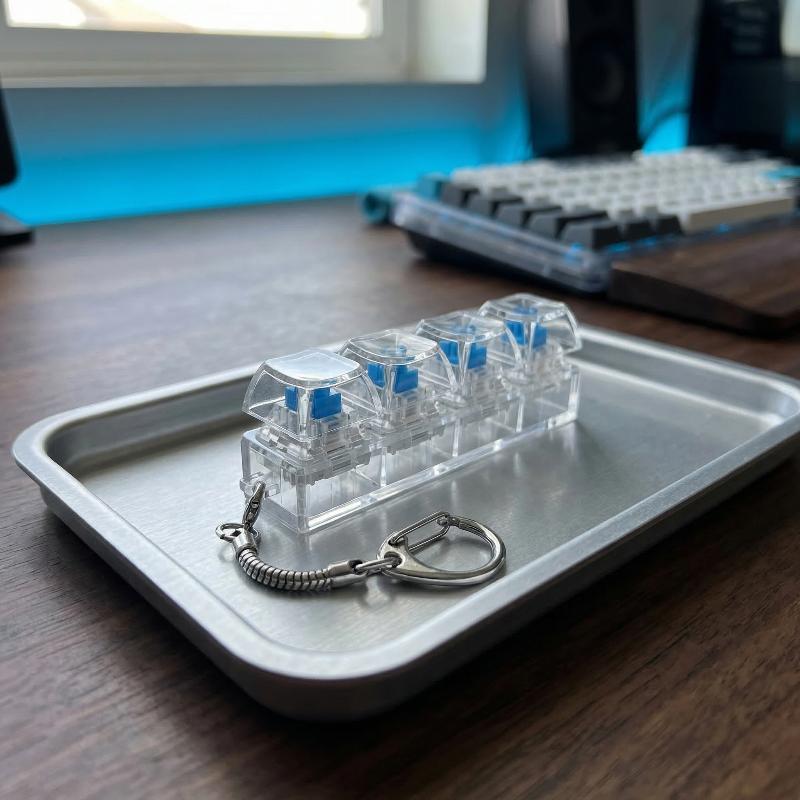 ストレス解消フィジェットキーボードキーホルダーおもちゃ 4ボ - Travel Accessories And Gadgets のレビューと価格