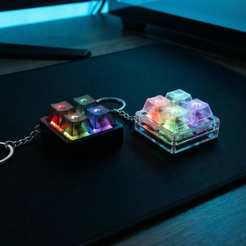 ストレス解消フィジェットキーボードキーホルダーおもちゃ 4ボ - Travel Accessories And Gadgets のレビューと価格