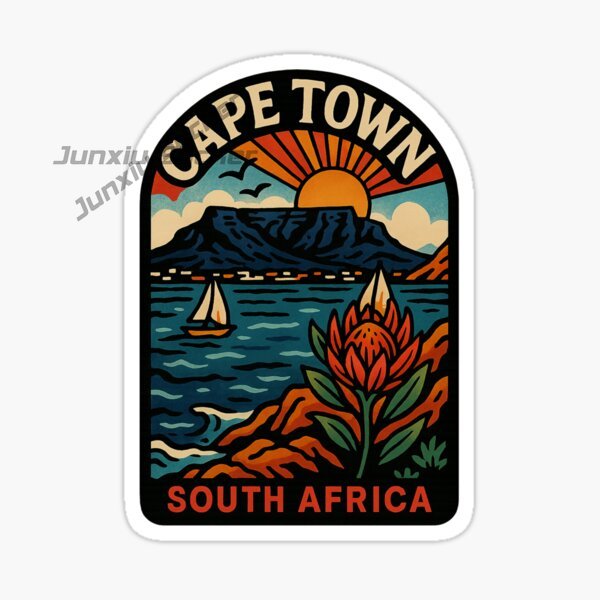 ケープタウン南アフリカ法律制度首都旗風光明媚な旅行用デカール - Travel Accessories South Africa のレビューと価格