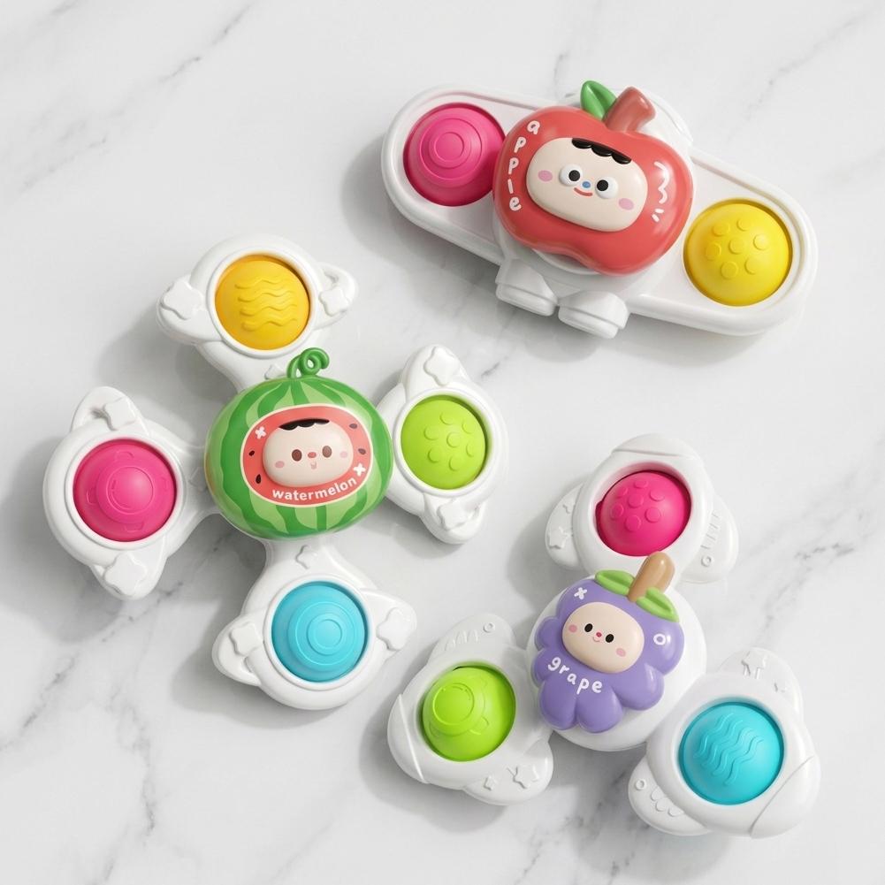 3個セット ベビー吸盤スピナートイ 食卓 浴室 窓 旅行用  - Travel Accessories Baby のレビューと価格