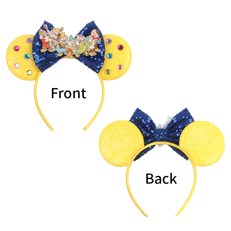 ディズニー城ミッキーマウス耳ヘッドバンドスパンコール弓女の子 - Travel Accessories Disney のレビューと価格