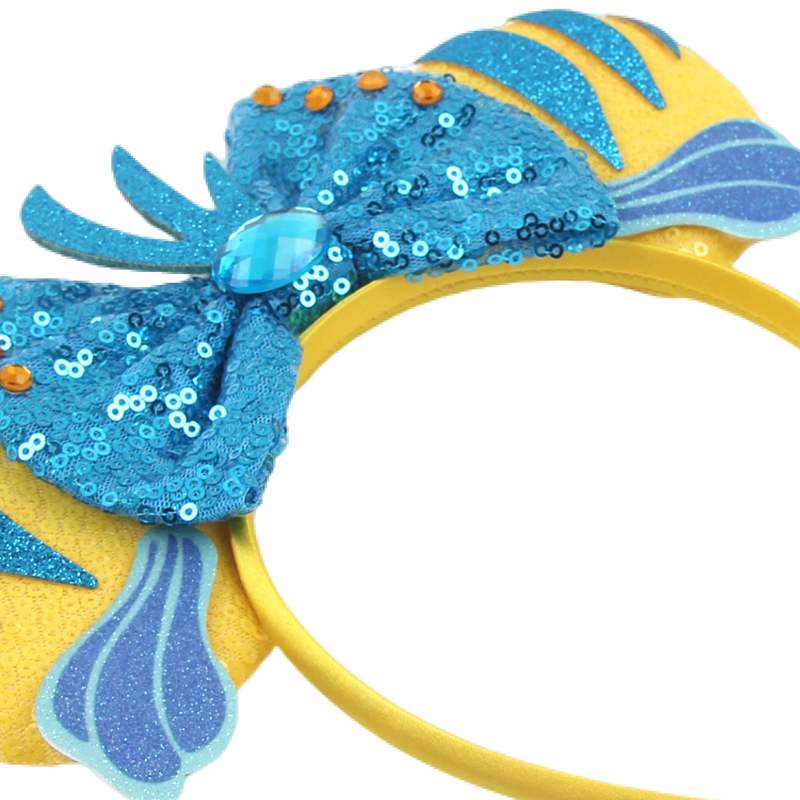 ディズニー城ミッキーマウス耳ヘッドバンドスパンコール弓女の子 - Travel Accessories Disney のレビューと価格