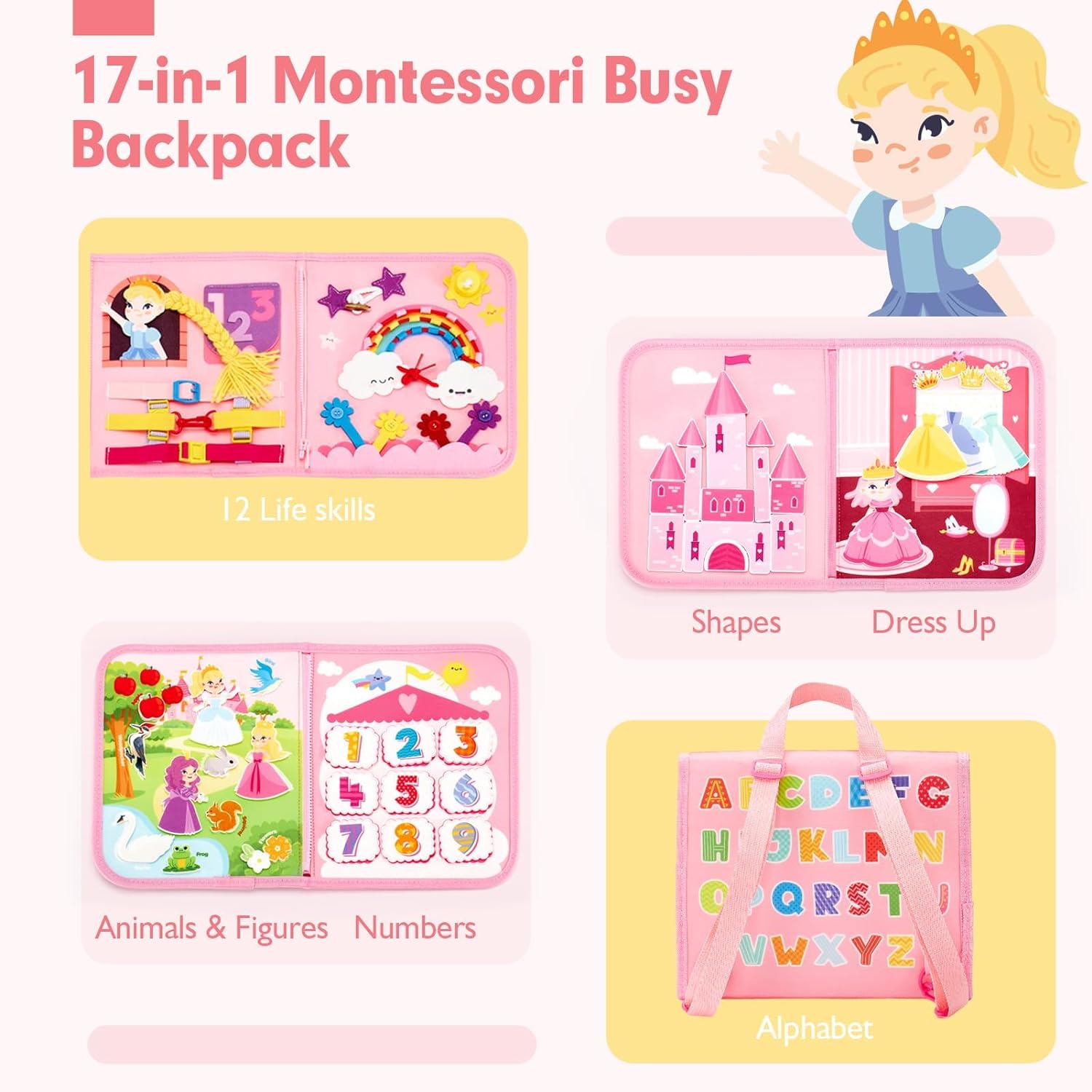子供のための感覚ボードおもちゃ,運動,運動,旅行バックパック - Travel Accessories Toddler のレビューと価格