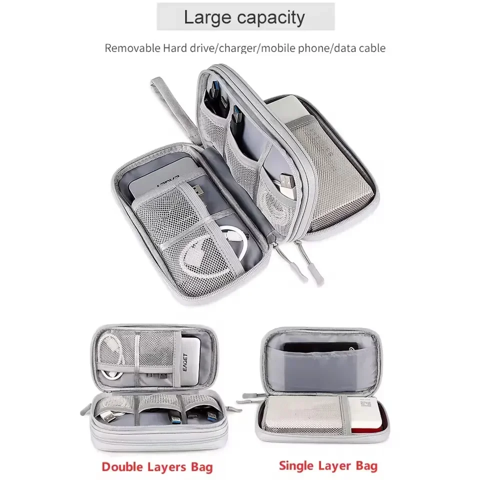 トラベルケーブルバッグ ポータブルデジタル収納ポーチ 充電器 - Travel Accessories Pack のレビューと価格
