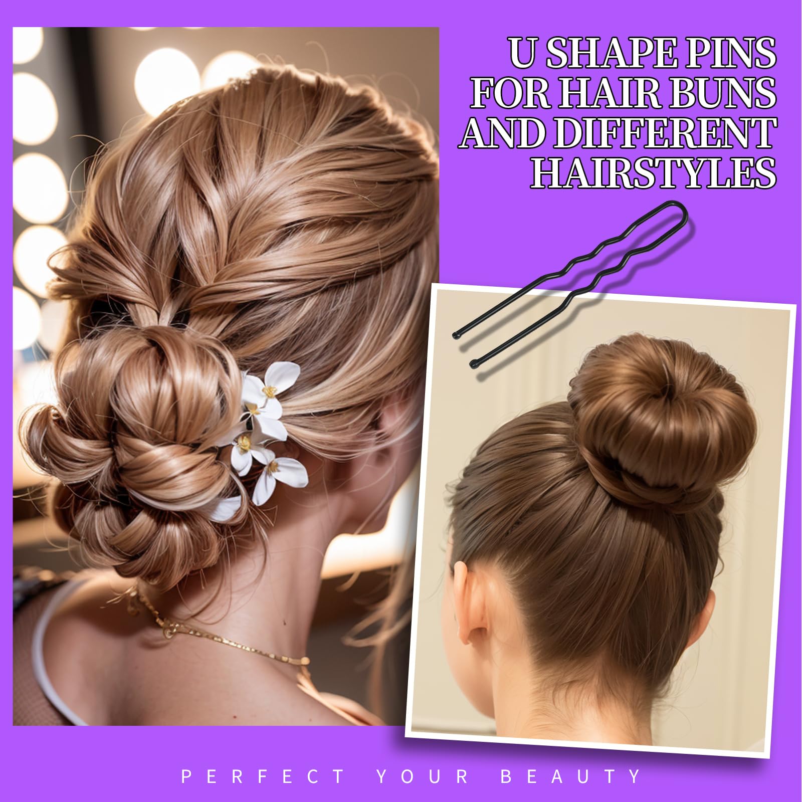 ヘアクリップセット 4個/6個 天然木ヘアクリップ 幼児用ヘ - Travel Accessories Toddler のレビューと価格