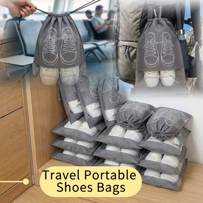 1-30pc 旅行再利用可能な靴収納オーガナイザーバッグ旅行 - Shoe Bag Travel のレビューと価格