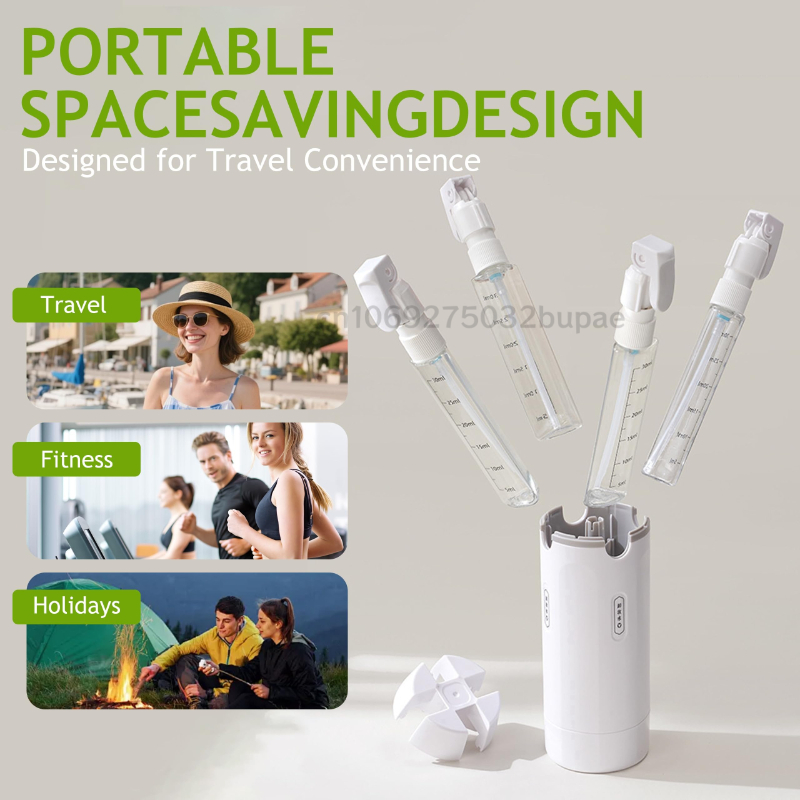 携帯用4-in-1トラベルディスペンサーボトル マカロン ト - Travel Accessories And Gadgets のレビューと価格